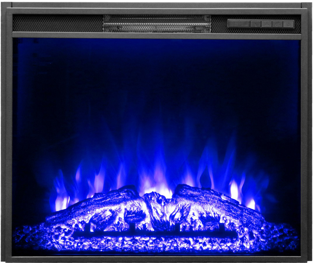 Real-Flame AQUAMARINE 26 широкий очаг 2D