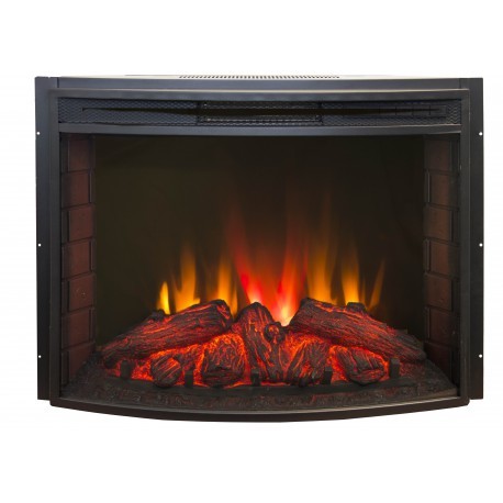 Real-Flame Attica 25,5/26 WT с очагом Evrika 25,5 LED электрокамин с широким очагом 2D