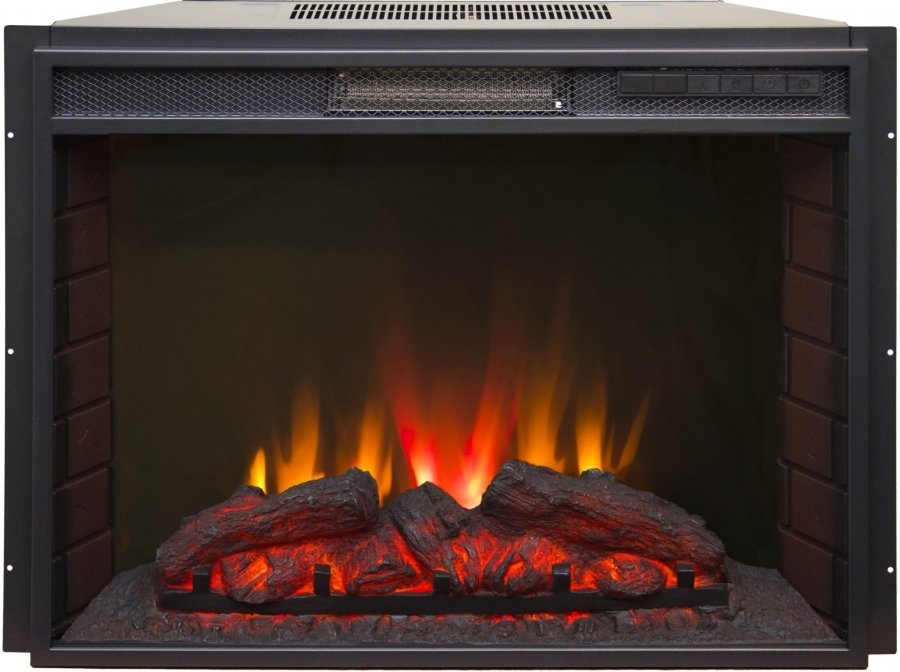 Real-Flame Country 25/25,5 AO с очагом Sparta 25,5 LED 2 уровня обогрева каминокомплект с искусственным камнем