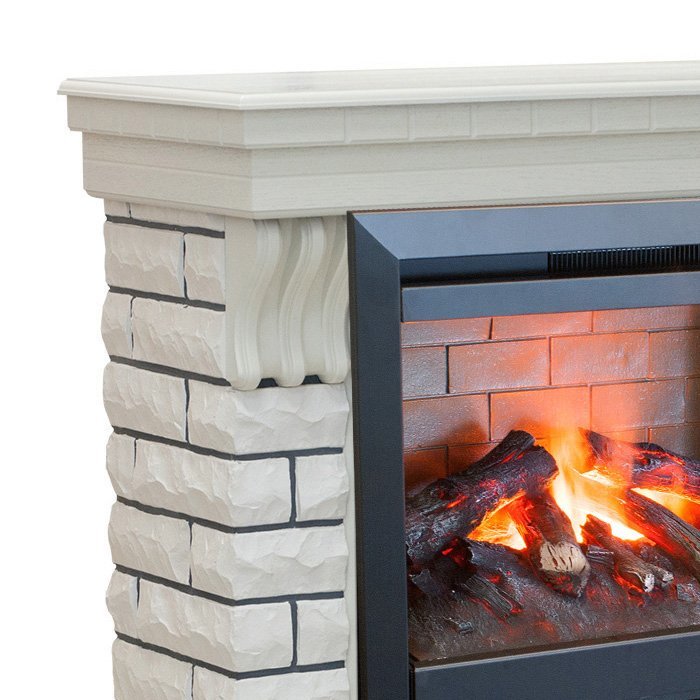 Real-Flame Country 26 WT с очагом 3D Helios 26 бесшумный экономичный электрокамин