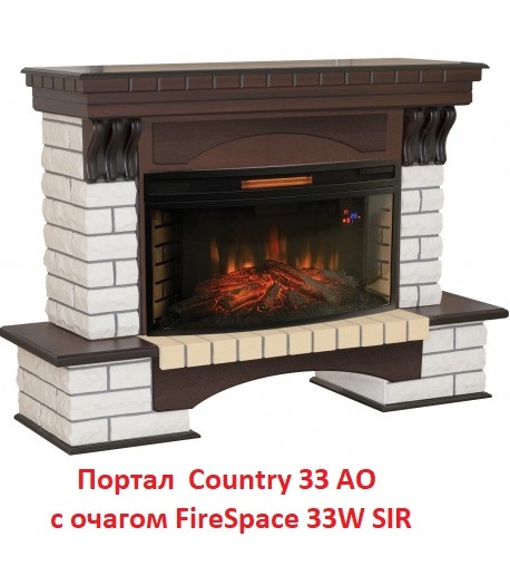 Real-Flame Country 33 AO широкий портал
