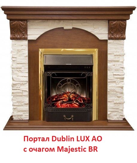 Real-Flame Dublin LUX STD/EUG классический портал для камина