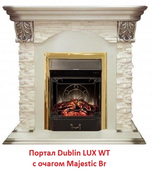 Real-Flame Dublin LUX STD/EUG классический портал для камина