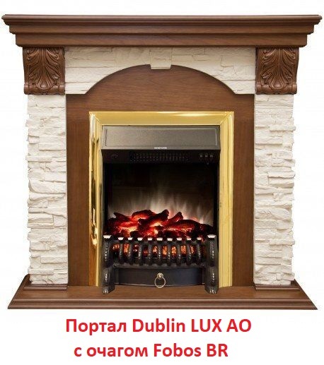 Real-Flame Dublin LUX STD/EUG классический портал для камина