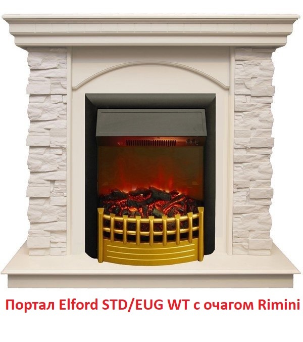 Real-Flame Elford STD/EUG WT классический портал для камина