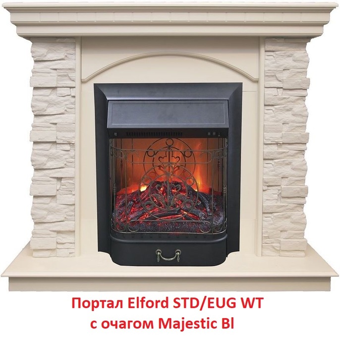 Real-Flame Elford STD/EUG WT классический портал для камина