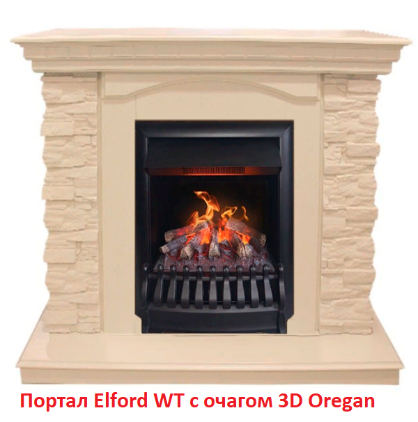 Real-Flame Elford STD/EUG WT классический портал для камина