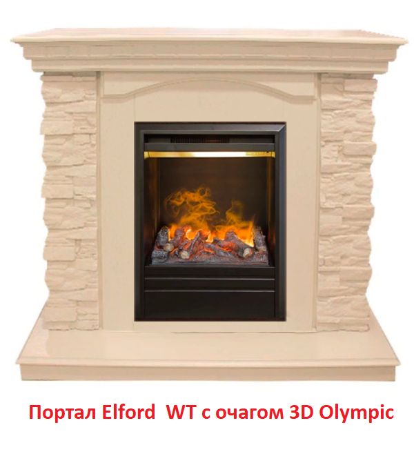 Real-Flame Elford STD/EUG WT классический портал для камина