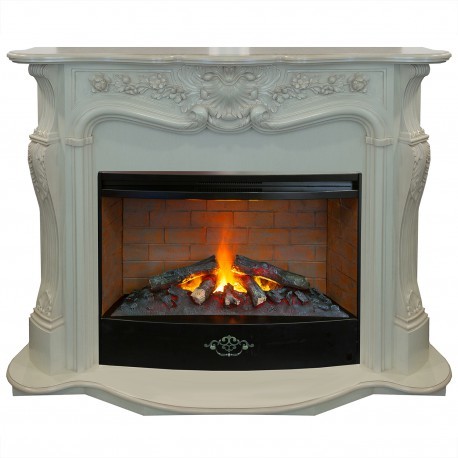 Real-Flame Ellada 33 WT с очагом 3D Firestar 33 с увлажнителем воздуха электрокамин с эффекотм