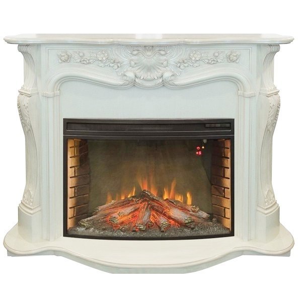 Real-Flame Ellada 33 WT с очагом Firespace 33 S IR качественный современный электокамин