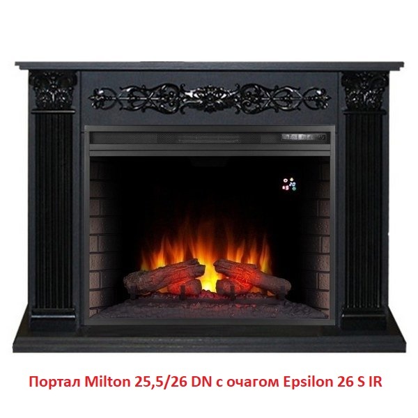Real-Flame Epsilon 26 S IR широкий очаг 2D