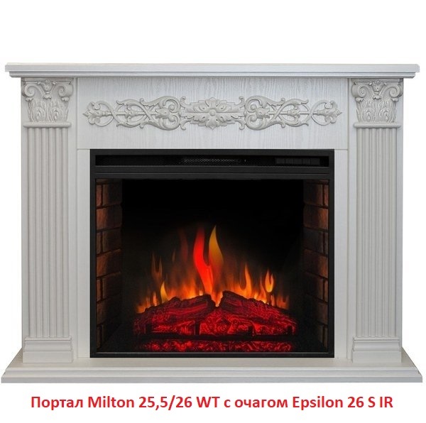 Real-Flame Epsilon 26 S IR широкий очаг 2D
