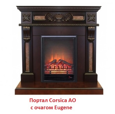 Real-Flame EUGENE узкий современный электрический очаг
