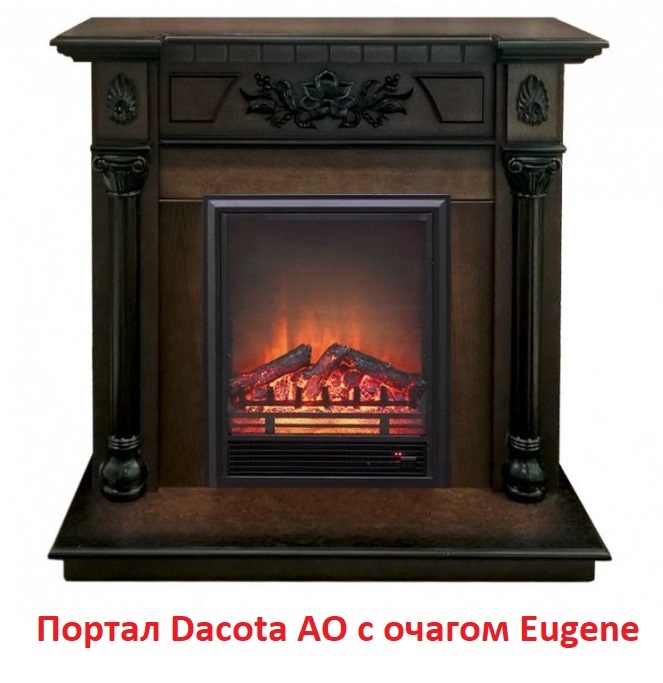Real-Flame EUGENE узкий современный электрический очаг