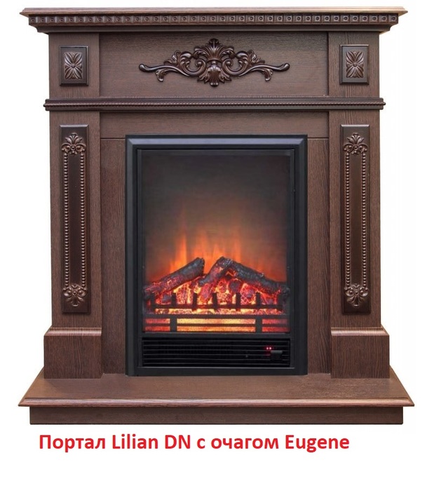 Real-Flame EUGENE узкий современный электрический очаг