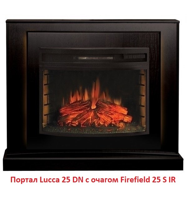 Real-Flame Firefield 25 S IR длинный панорамный электрический очаг