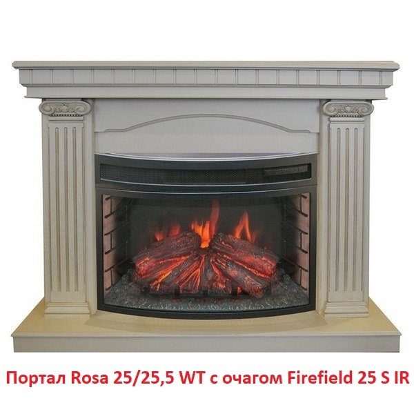 Real-Flame Firefield 25 S IR длинный панорамный электрический очаг