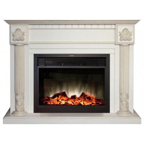 Real-Flame Imperia 33/26 WT с очагом Moonblaze Lux Bl/Br электрокамин с широким очагом 2D