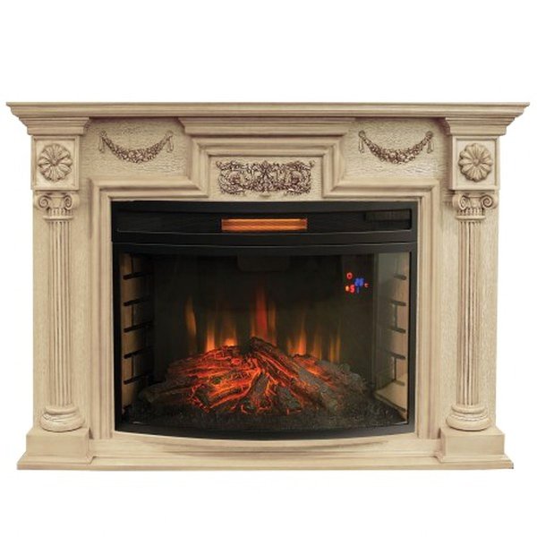 Real-Flame London 33 WT с очагом Firespace 33 S IR инфракрасный камин высокого качества