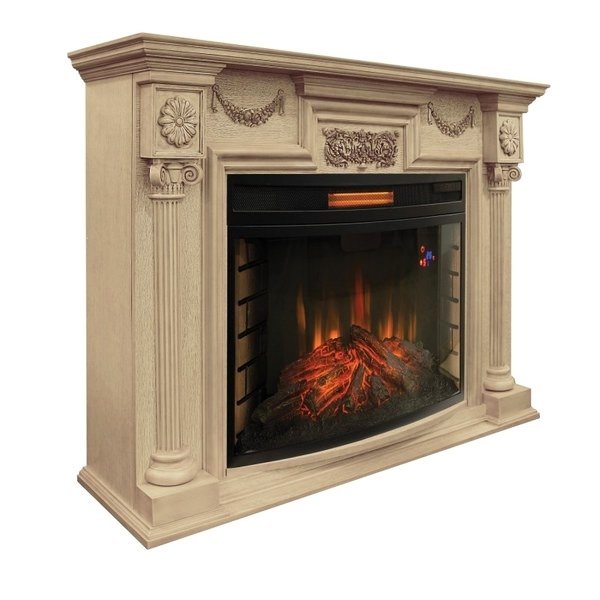 Real-Flame London 33 WT с очагом Firespace 33 S IR инфракрасный камин высокого качества