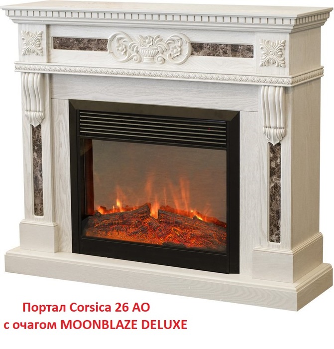Real-Flame MOONBLAZE DELUXE без портала бытовой очаг электрокамина