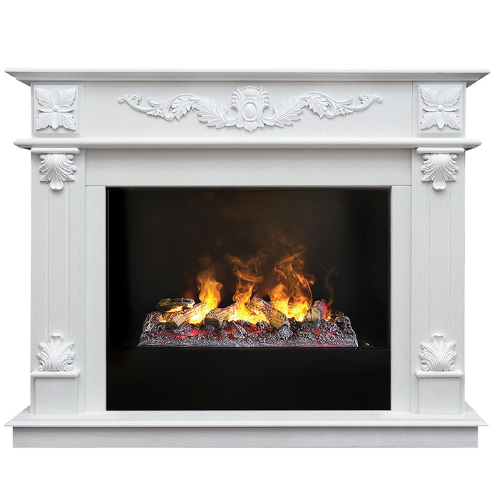 Real-Flame Philadelphia 25,5/26 WT с очагом 3D Cassette 630 (Black вставка) электрокамин с широким очагом 3D