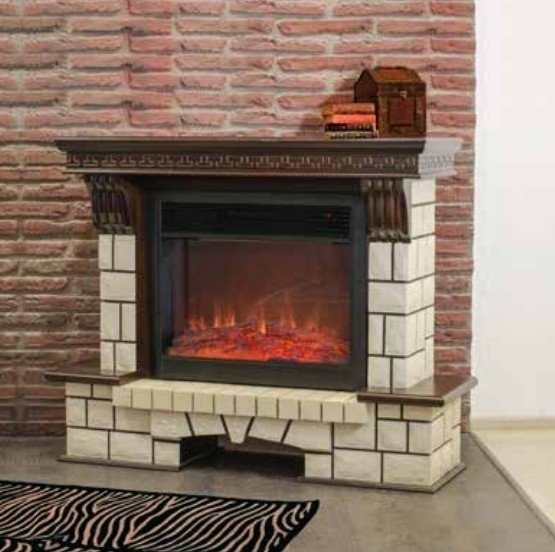 Real-Flame Stone Corner 25/25,5 угловой широкий портал