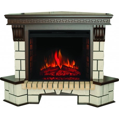 Real-Flame Stone Corner 26 с очагом Epsilon 26 S IR инфракрасный обогрев бытовой электрический камин