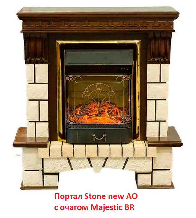 Real-Flame Stone new STD/EUG AO (DN) классический портал для камина