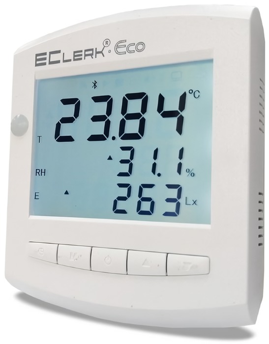 Рэлсиб EClerk-Eco-RHTQ-0-0-0 цифровая метеостанция