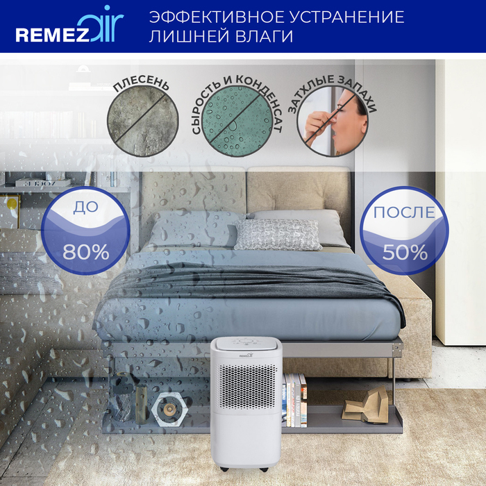 REMEZair RMD-301 бытовой осушитель воздуха