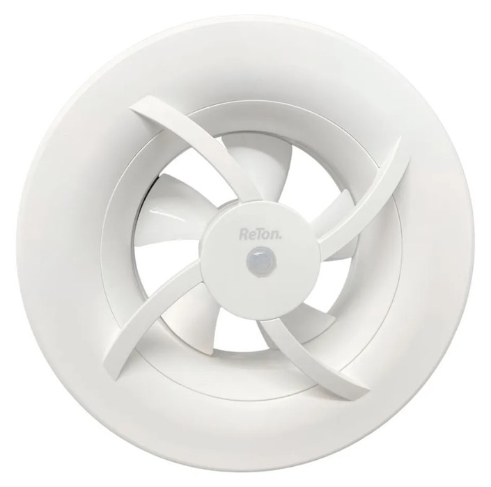 ReTon Seven White вытяжка для ванной диаметр 100 мм