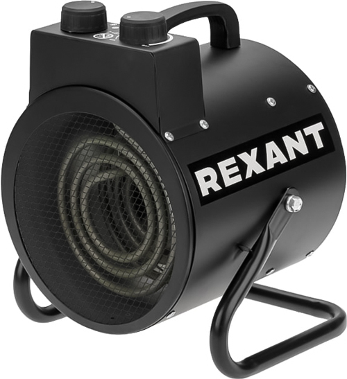 REXANT круглая, регулировка угла наклона 3кВт электрическая тепловая пушка