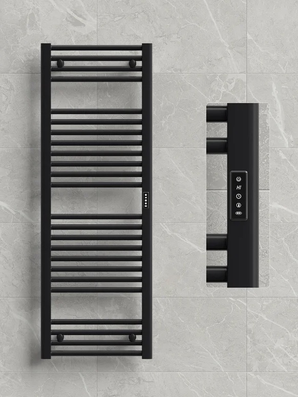 Rifar D-LINE 450x1200, чёрный янтарь матовый электрический полотенцесушитель лесенка