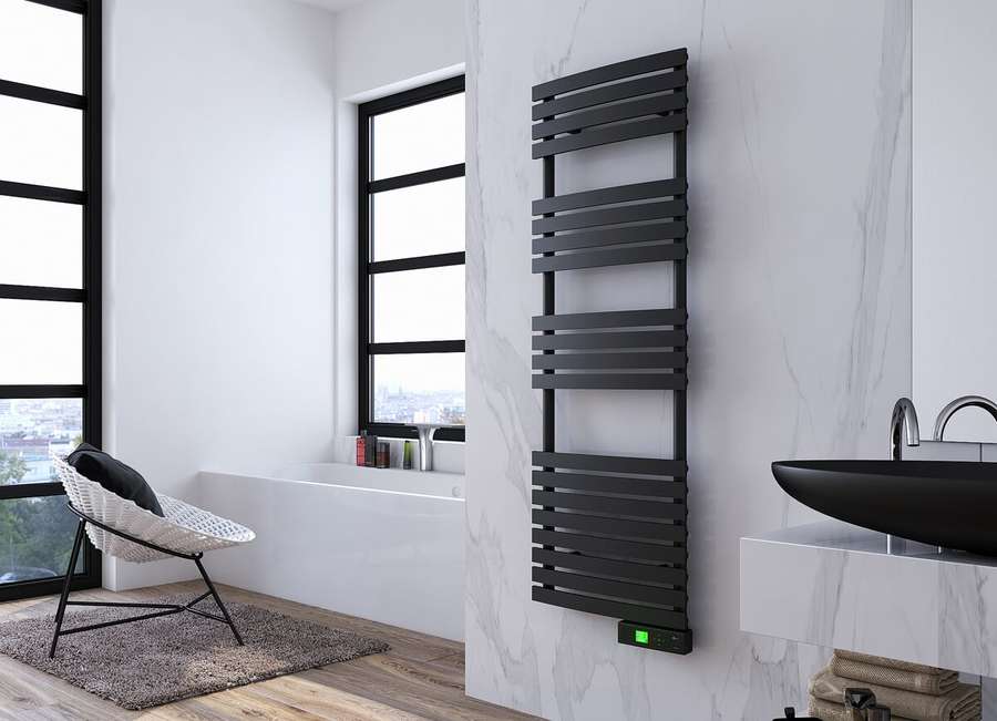 ROINTE TOALLERO NEGRO 600 (DTE060SEB) D SERIES электрический полотенцесушитель лесенка