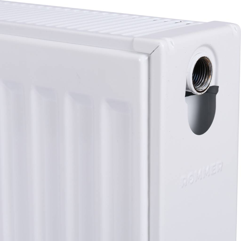 Rommer Compact 22/400/500 боковое подключение стальной панельный радиатор Тип 22