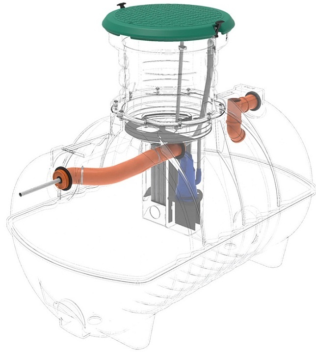 Rostok Ground 6 Pro с горловиной 600 мм септик