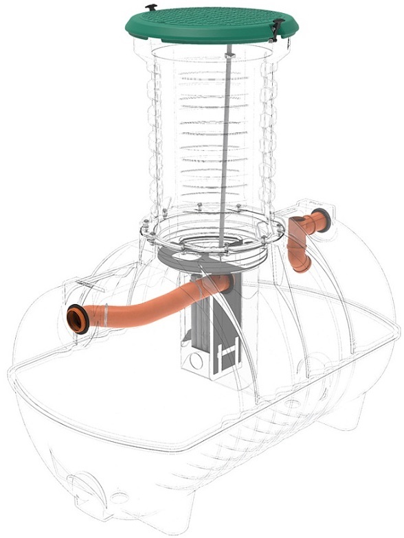 Rostok Ground 6 с горловиной 1000 мм септик