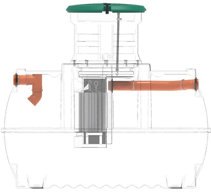 Rostok Ground 6 с горловиной 600 мм септик