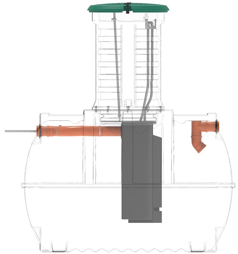 Rostok Ground 8 Pro с горловиной 1000 мм септик