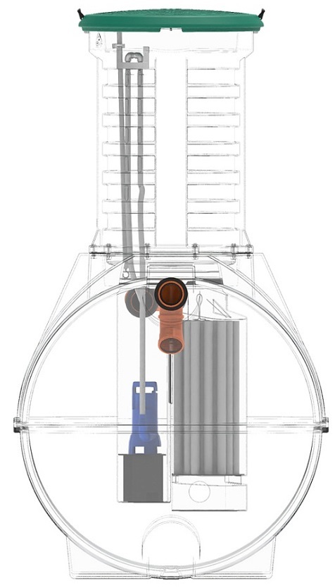 Rostok Ground 8 Pro с горловиной 1000 мм септик