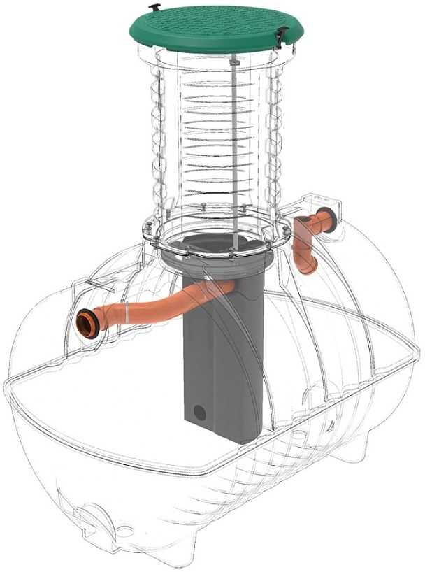 Rostok Ground 8 с горловиной 1000 мм септик