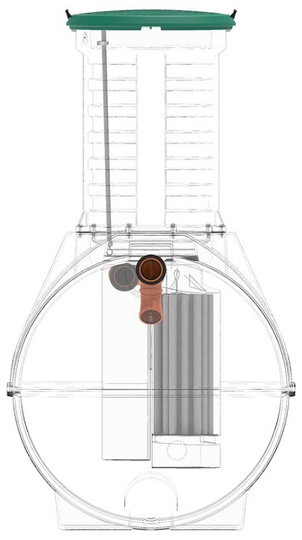 Rostok Ground 8 с горловиной 1000 мм септик