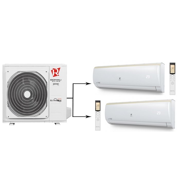 Royal Clima 2RFM-18HN/RCI-TGM09HN*2шт внешний блок мульти сплит-системы