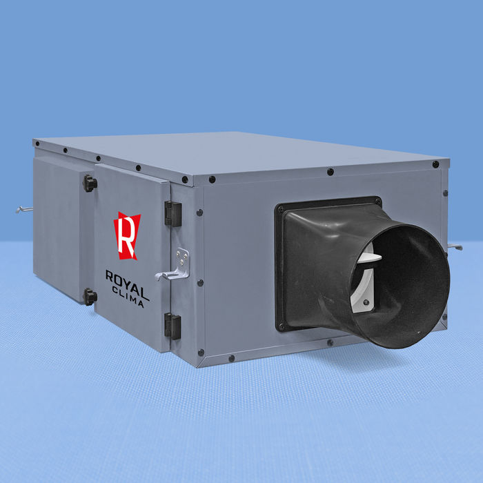 Royal Clima RCV-500 LUX + EH-1700 приточная вентиляционная установка