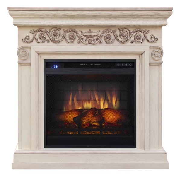 Royal Flame Athena с очагом Vision 23 EF LED 3 D FX (Слоновая кость с патиной) электрокамин с классическим очагом 3D