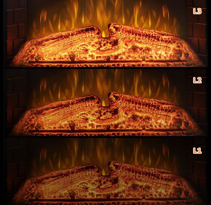 Royal Flame Emerald 23 RF широкий очаг 2D