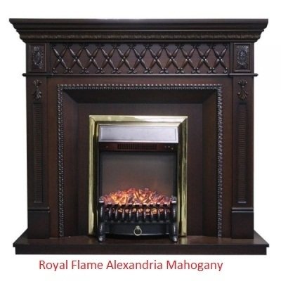 Royal Flame Fobos FX Brass с обогревом вертикальный очаг электрокамина