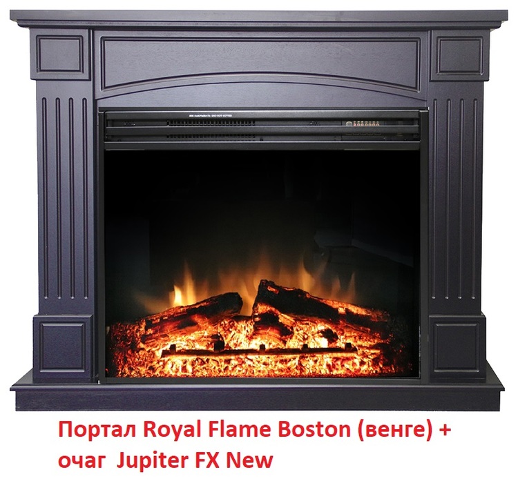 Royal Flame Jupiter FX New со звуком мини-камин (очаг) электрический черный