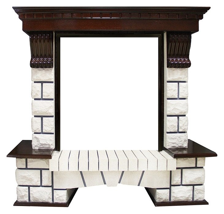 Royal Flame Pierre Luxe под классический очаг (Темный дуб) классический портал для камина